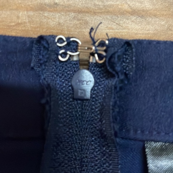 Trixxi size 11 Navy Blue High-neck Bodycon Super Stretchy Form Fitted Mini Dress - Picture 4 of 9